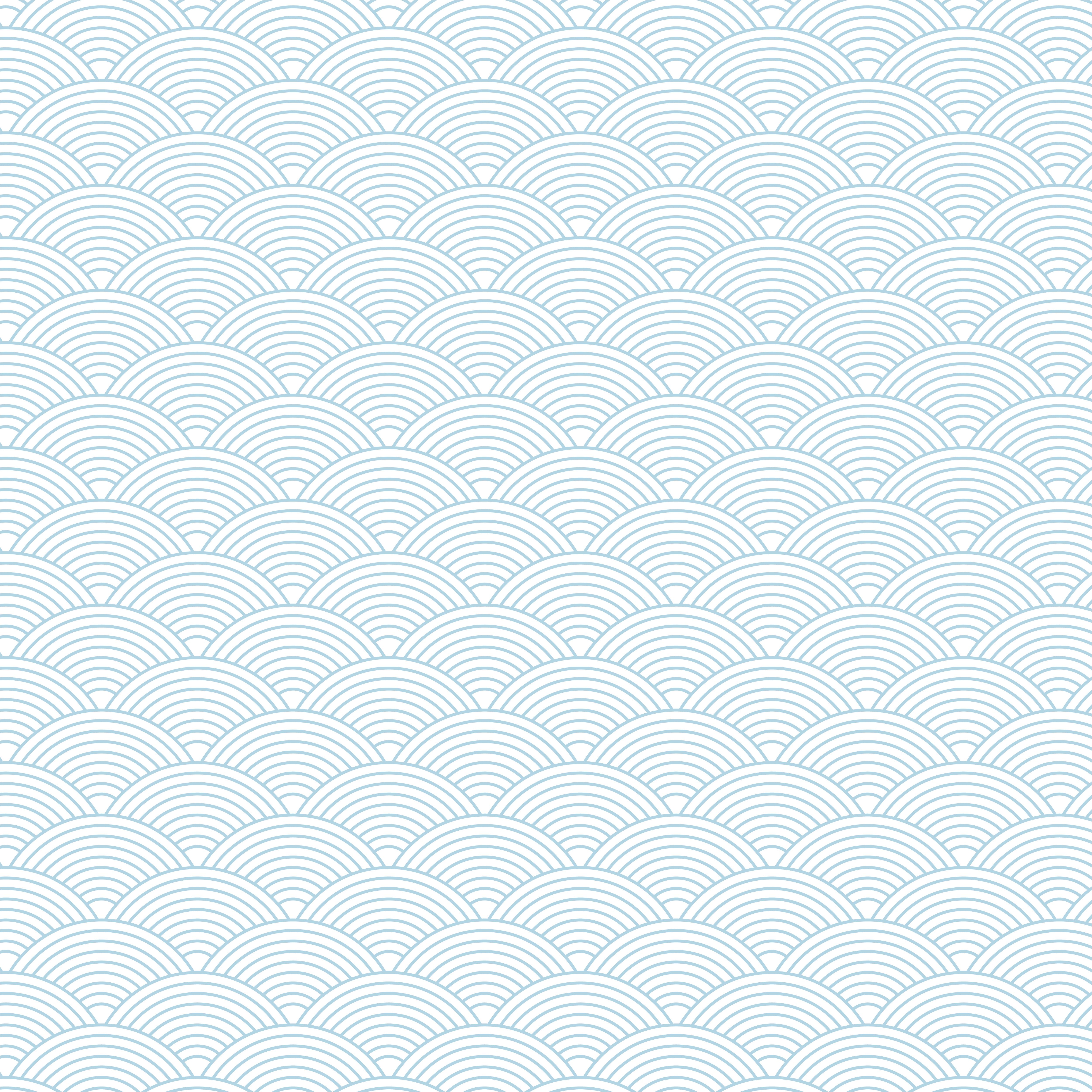 Abstract circled wave-pattern